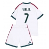 Camiseta Real Madrid Vinicius Junior #7 Primera Equipación Replica 2026-27 para niños mangas cortas (+ Pantalones cortos)